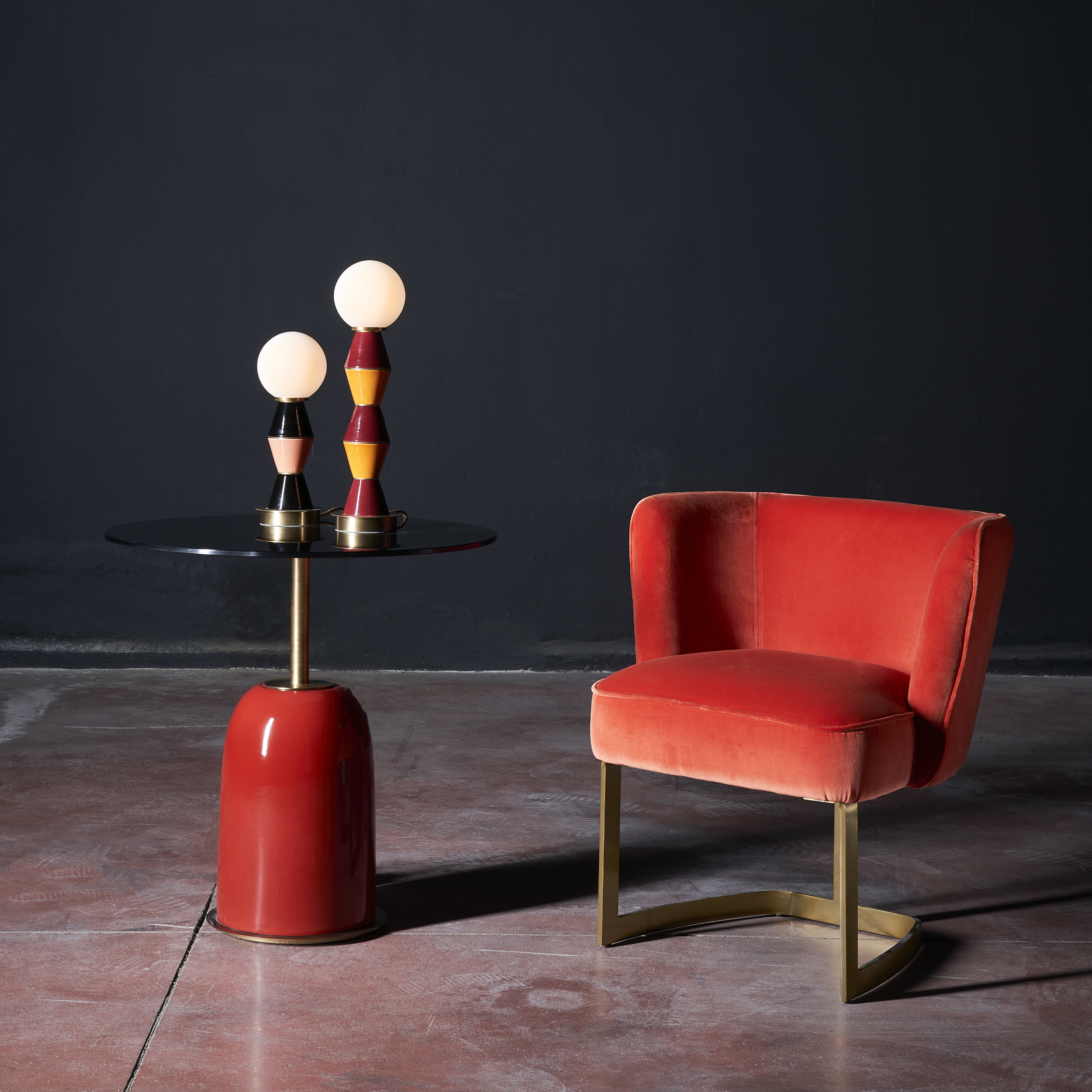 Palm - Small table lamp five elements